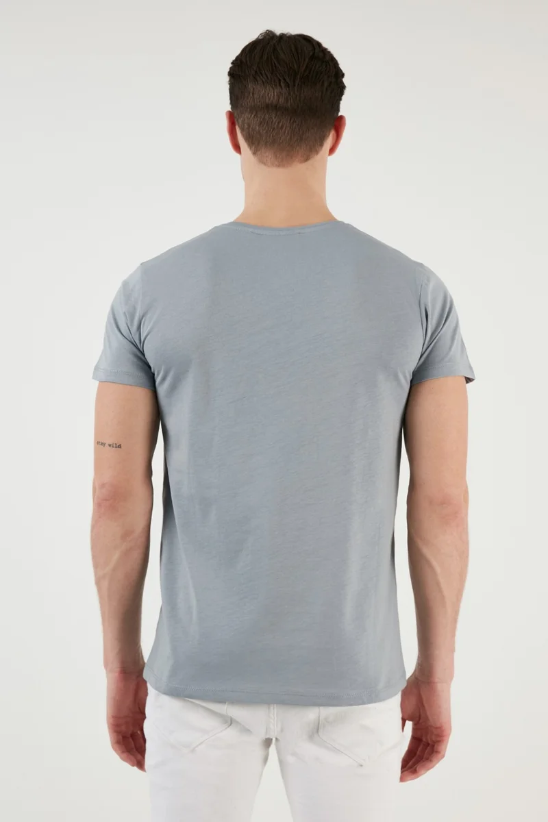 Buratti Cotton Slim Fit Crew Neck T Shirt Men's T Shirt 541CHANGE24
