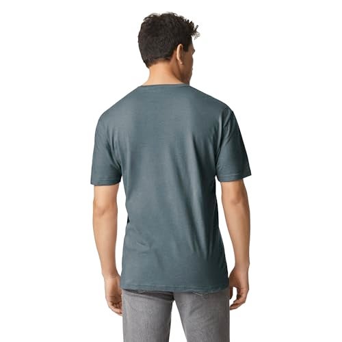 Gildan Adult Softstyle Cotton T-Shirt, Style G64000, Multipack, Dark Heather (2-Pack), X-Large - Image 4