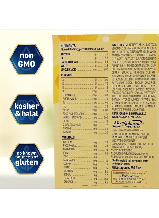 Enfamil - NeuroPro Baby Formula, MFGM* 5-Year Benefit, Expert-Recommended Brain-Building Omega-3 DHA, Exclusive Immune Supporting HuMO6 Blend, Infant Formula Powder, Baby Milk, 36.4 Oz (Pack of 4) - Image 1