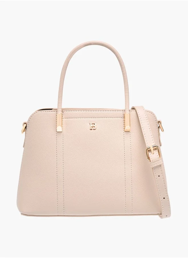 فلورا بيلا من شو إكسبرس Womens Textured Totebag With Zip Closure And Detachable Strap