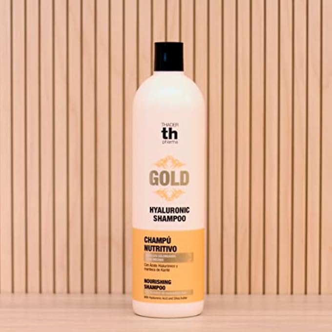 HYALURONIC GOLD NOURISHING SHAMPOO FOR COLOURED OR HIGHLIGHTED HAIR, 1000 ML - Image 2