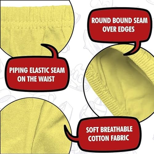 HAP Kids Cotton Briefs Pack of 6 – Soft Breathable Innerwear for Boys & Girls, Comfortable Everyday Underwear - Image 5