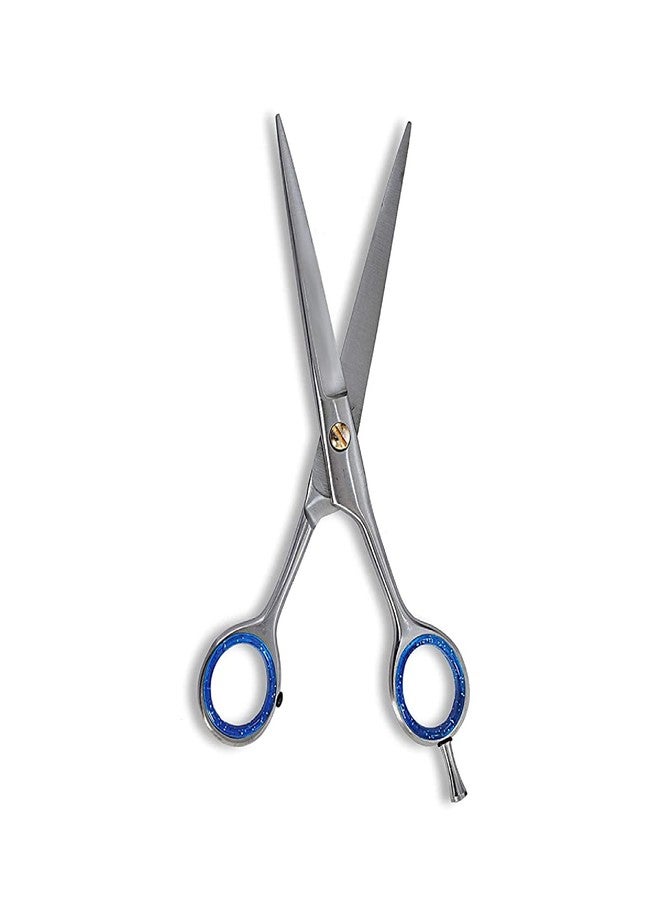 CUVLY Hair Cutting Scissor Professional for Salon Barber and Home use Stainless Steel Hair Cutting Scissor (Hair Cutting Scissor) (Silver) - Image 1