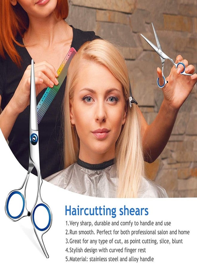 CUVLY Hair Cutting Scissor Professional for Salon Barber and Home use Stainless Steel Hair Cutting Scissor (Hair Cutting Scissor) (Silver) - Image 3