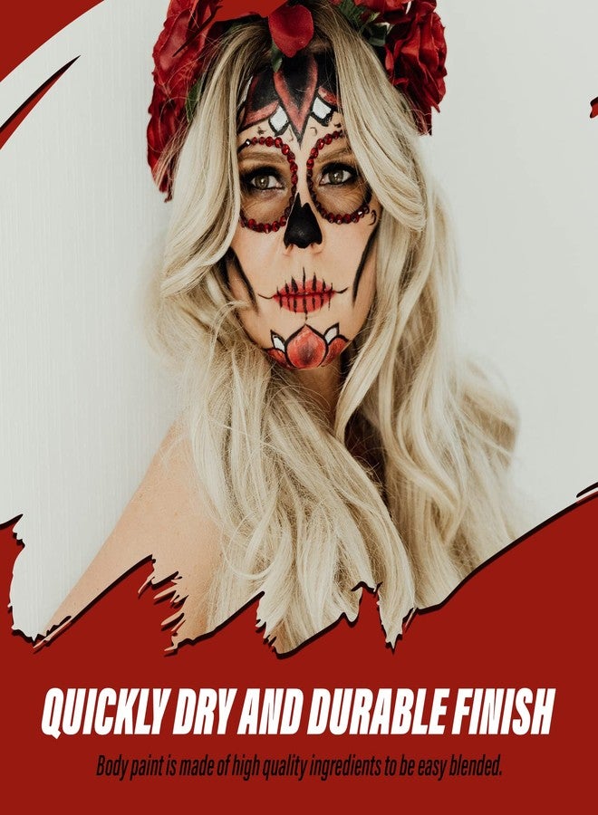 MANIC PANIC Vampire's Kiss Red Face & Body Paint for Halloween Costumes - Cream Halloween Makeup for Costumes & Cosplay - Smooth, Blendable & Full Coverage, Vegan - Image 3