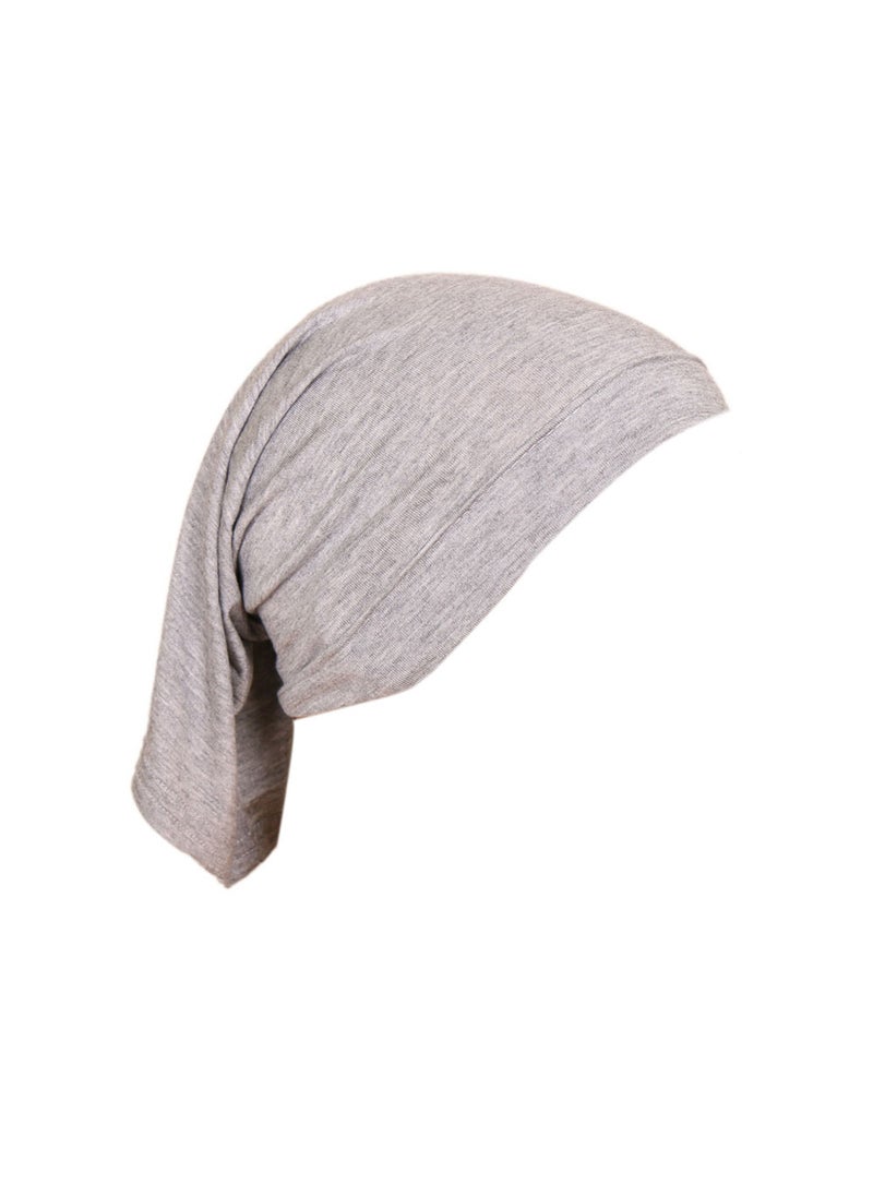 Generic Silky Cotton Beanie MSL09 Elastic Breathable Turban Cap 13# light gray 