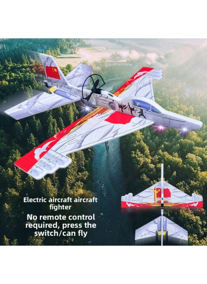 Generic - Su 27 Model Outdoor Glider Electric Hand Throwing Foam Plane Y20 Assembled Model 8-year-old Children's Flying Toy-Color:The Upgraded Version Of The Yellow Su-35 Is Better To Fly-Specification:Ordinary Express Delivery - Image 1