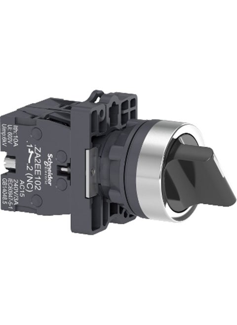 XA2ED25 Latch Button - Ø22 - Standard Latch - 2 Positions - 1na+1nk