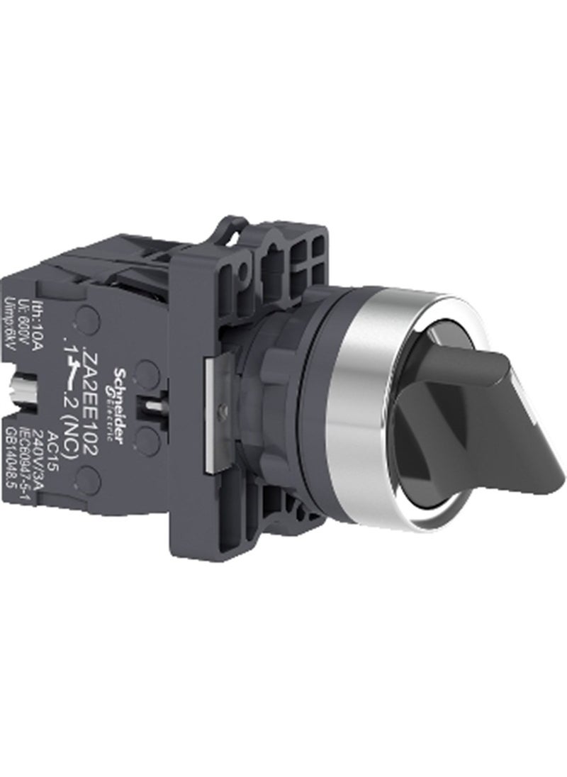 Schneider Electric XA2ED25 Latch Button - Ø22 - Standard Latch - 2 Positions - 1na+1nk 