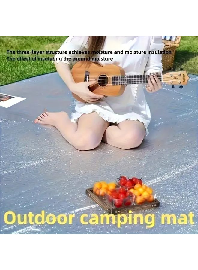 Extra Large All Season Camping Mat Double Sided Aluminum Moisture Proof 78 74x39 37 Inches - Image 4