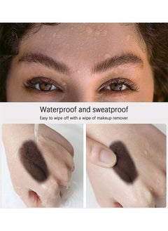 ibcccndc 3-in-1 Professional Makeup Gift Set, For Modify The Hairline, Face Shadows, Draw 10 Kinds of Eyebrow Shapes with The Help of Eyebrow Cards(Dark Brown)  - Image 5