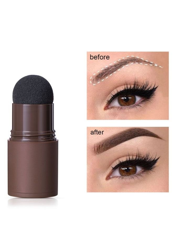ibcccndc 3-in-1 Professional Makeup Gift Set, For Modify The Hairline, Face Shadows, Draw 10 Kinds of Eyebrow Shapes with The Help of Eyebrow Cards(Dark Brown)  - Image 3