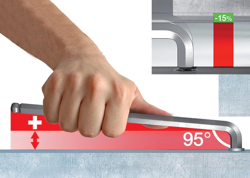 WIHA 66982 ErgoStar Ball End Hex LKey Inch and Metric 22Piece - Image 4