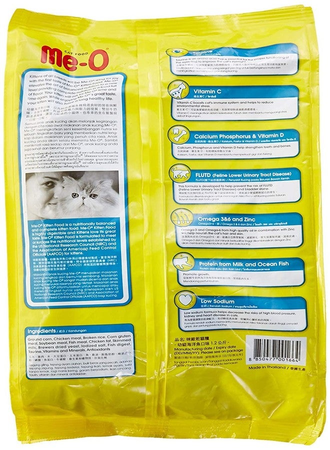 Me-O Kitten Cat Dry Ocean Fish Food, 400 g - Image 3