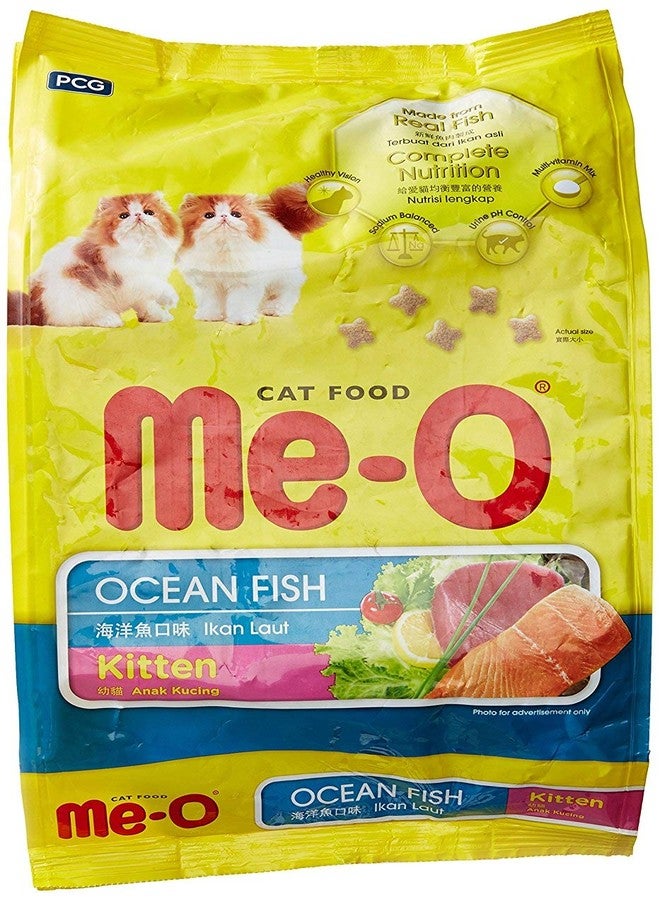 Me-O Kitten Cat Dry Ocean Fish Food, 400 g - Image 1
