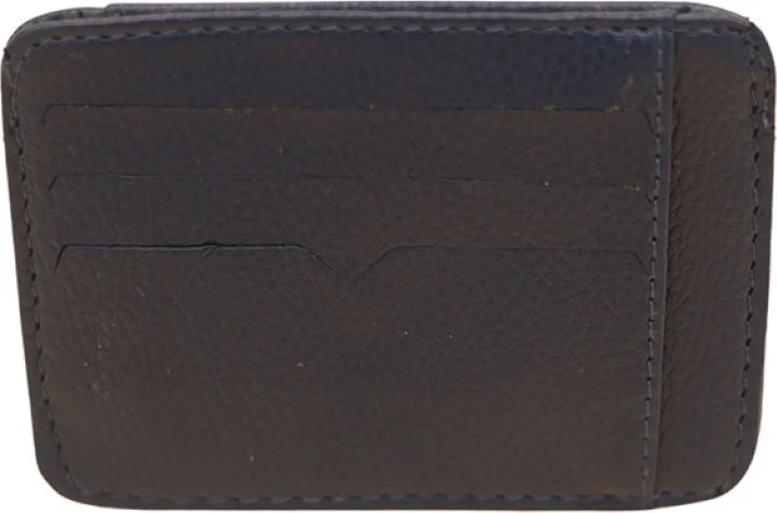 ام كي ام 099037 Thin Business Card Wallet - Pattern-02 - Navy Blue -61