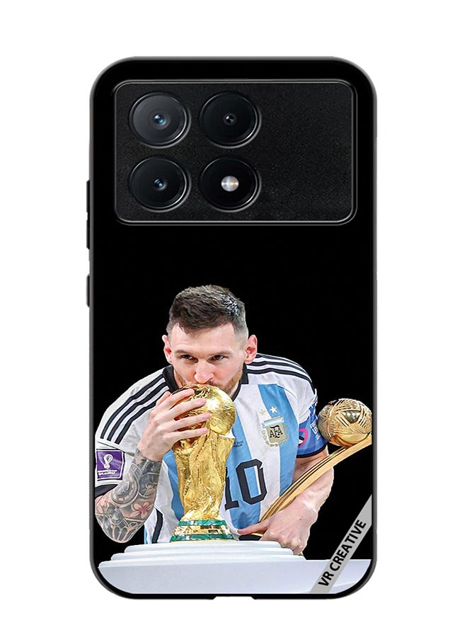 VR CREATIVE Protective Case Cover For Xiaomi Poco X6 Pro Messi Design Multicolour - Image 1