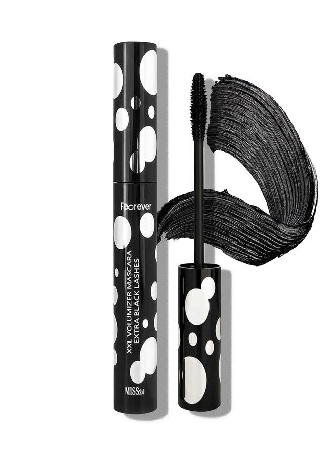 ميس تو ام ماسكارا MISS2M Forever XXL Lash POP لتكثيف الرموش: فرشاة بيضاوية كبيرة محملة بماسكارا سوداء كثيفة غير مجففة لرموش أكثر كثافة، 0.35 أونصة سائلة - Image 1