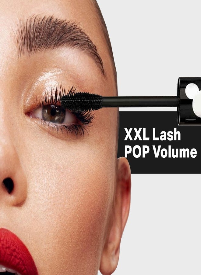 ميس تو ام ماسكارا MISS2M Forever XXL Lash POP لتكثيف الرموش: فرشاة بيضاوية كبيرة محملة بماسكارا سوداء كثيفة غير مجففة لرموش أكثر كثافة، 0.35 أونصة سائلة - Image 2