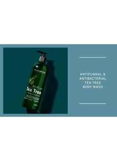 NEW YORK BIOLOGY THE ULTIMATE COSMECEUTICALS New York Biology Tea Tree Body Wash for Men and Women – Moisturizing Body Wash Helps Soothe Itchy Skin, Jock Itch, Athletes Foot, Nail Fungus, Eczema, Body Odor and Ringworm – 16 Fl oz  - Image 3