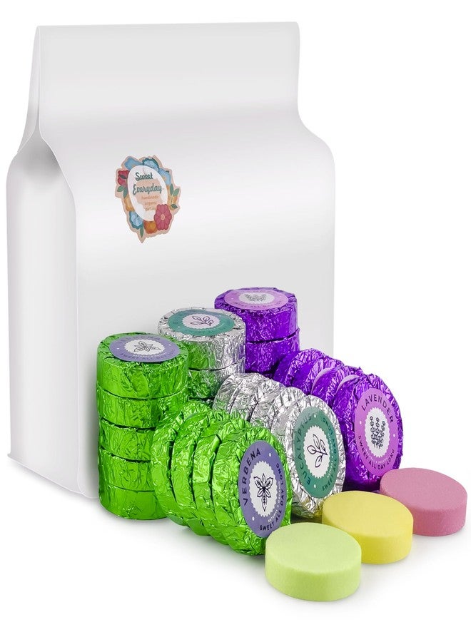 leoce Shower Steamers Multi-Quantity Packed (45PCS) Women/Men Gift Set-Lavender, Verbena, Eucalyptus Aromatic Shower Bombs, Individually Wrapped Tablets for Mother's Day & Anniversaries - Image 1