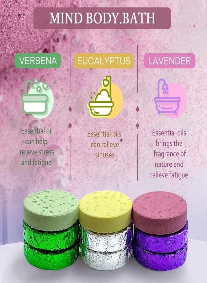 leoce Shower Steamers Multi-Quantity Packed (45PCS) Women/Men Gift Set-Lavender, Verbena, Eucalyptus Aromatic Shower Bombs, Individually Wrapped Tablets for Mother's Day & Anniversaries - Image 2