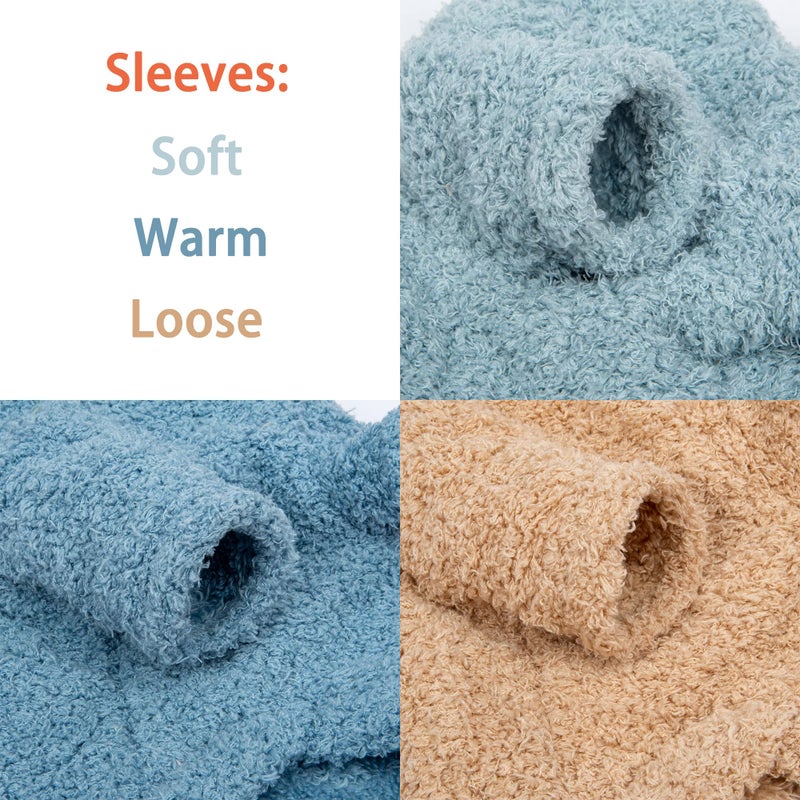 SQUARE MOON Dog Sweater, 3 Pack Sweaters for Small Dogs Girl, Dog Clothes for Medium Dogs Male or Boy, Ultra Soft and Warm Puppy Coat for Winter Christmas (Small, Light Blue+Blue+Khaki) - Image 5