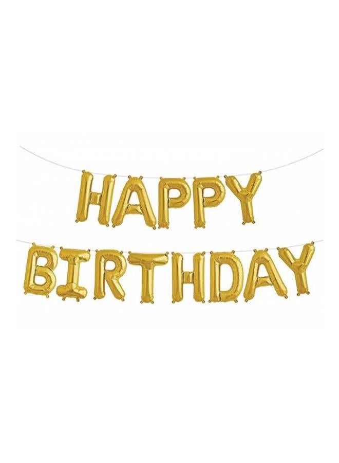 Happy Birthday Letters Foil Balloon - Image 1