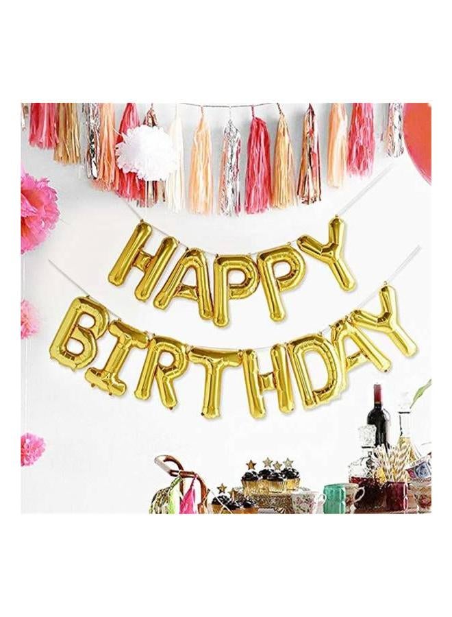 Happy Birthday Letters Foil Balloon - Image 2