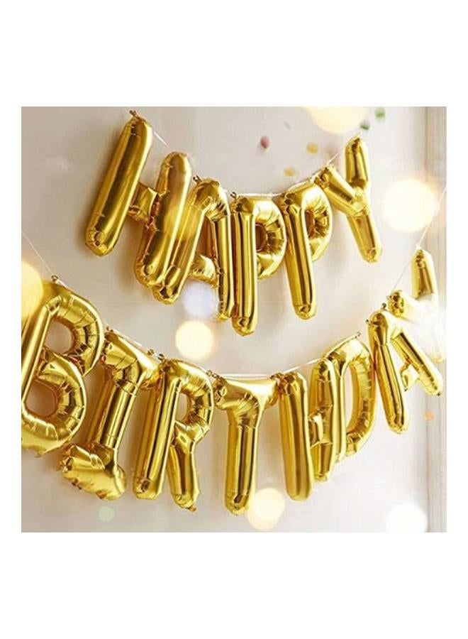 Happy Birthday Letters Foil Balloon - Image 3
