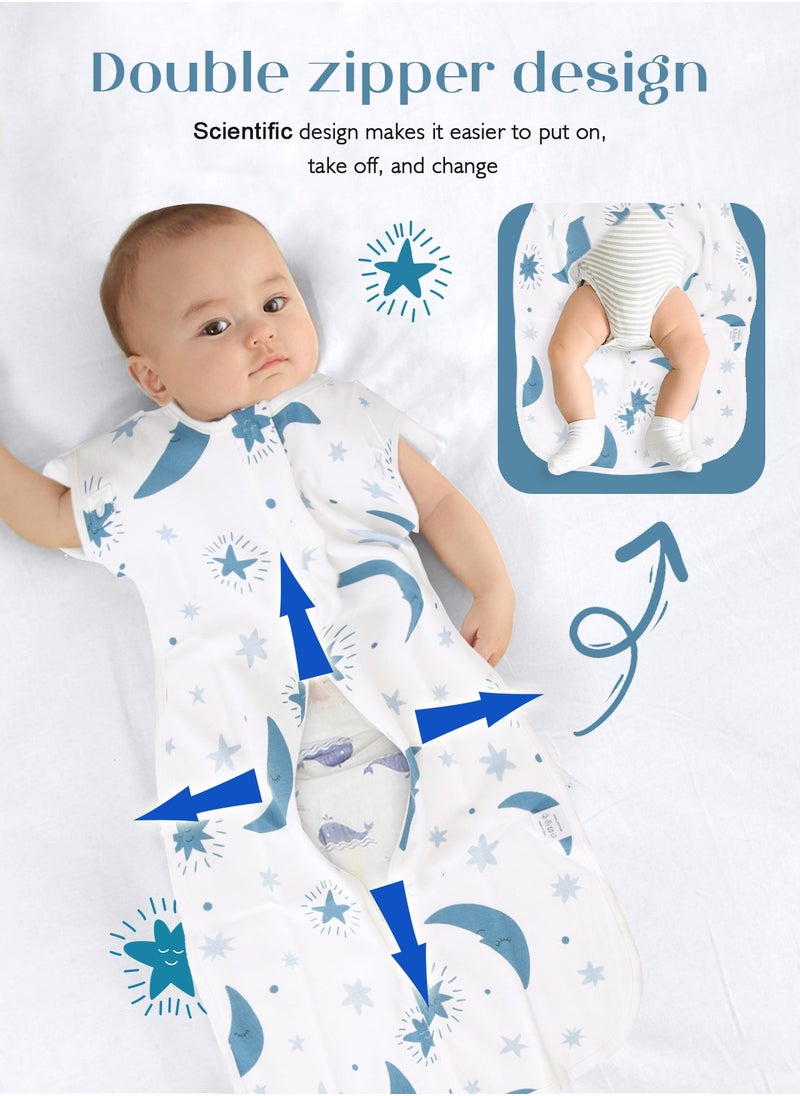 URbazaar Baby Swaddle Blanket Wrap for Newborn Boy & Girl, 100% Cotton Infant Transitional Swaddle Sack with Arms Up Sleep Bag Self-Soothing Wearable Blanket  - Image 5