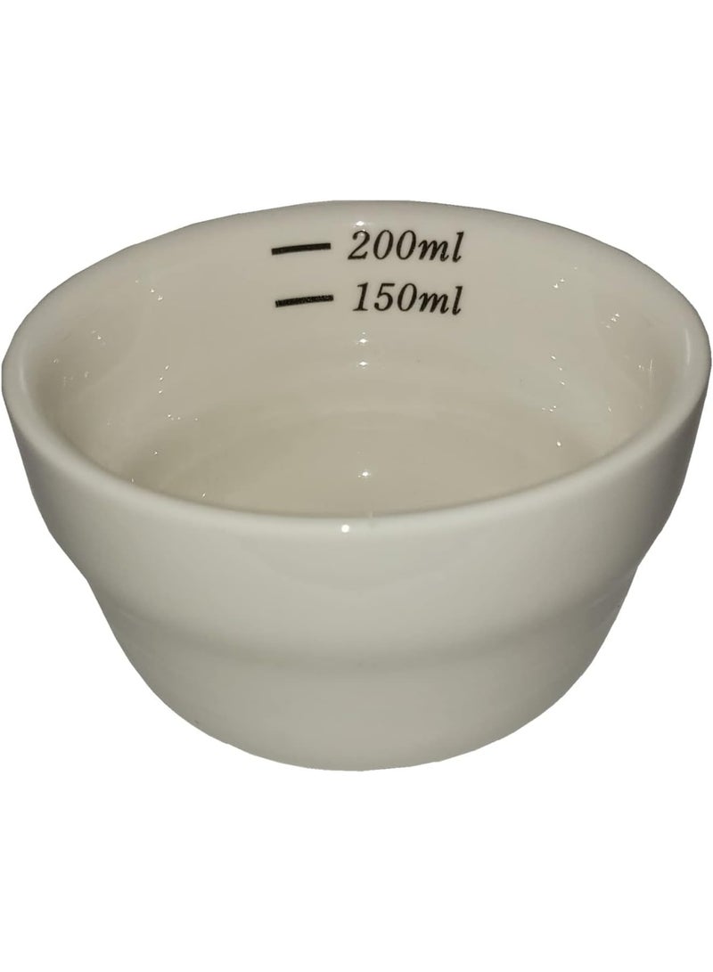 راتلوير وعاء سيراميك أبيض للتقديم من Rattleware (7.5 أونصة) - مثالي للمنزل والمطبخ والاستخدام التجاري - مصنوع من مادة سيراميكية متينة - مناسب لتقديم الشاي والقهوة والشوكولاتة الساخنة والعصائر والشوربة - آمن للغسل في غسالة الأطباق. - Image 1