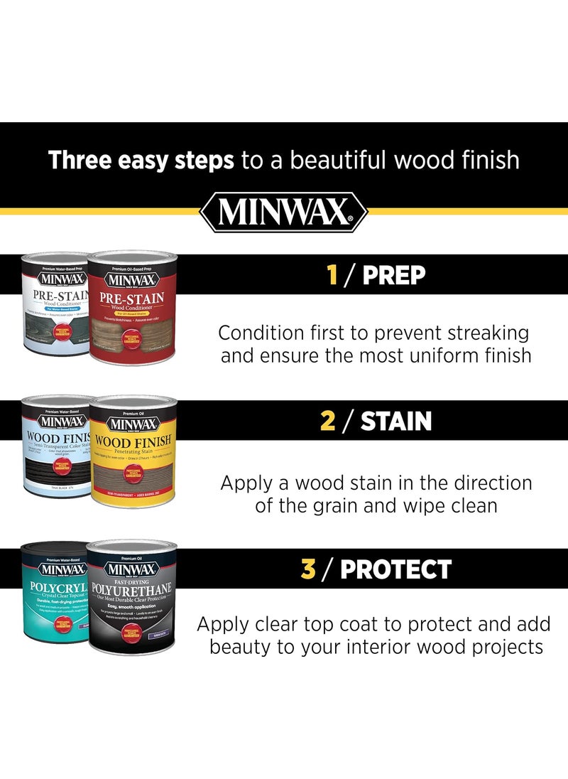 Minwax qt Minwax 60910 Clear WipeOn Poly OilBased Polyurethane Finish Warm Satin  - Image 5