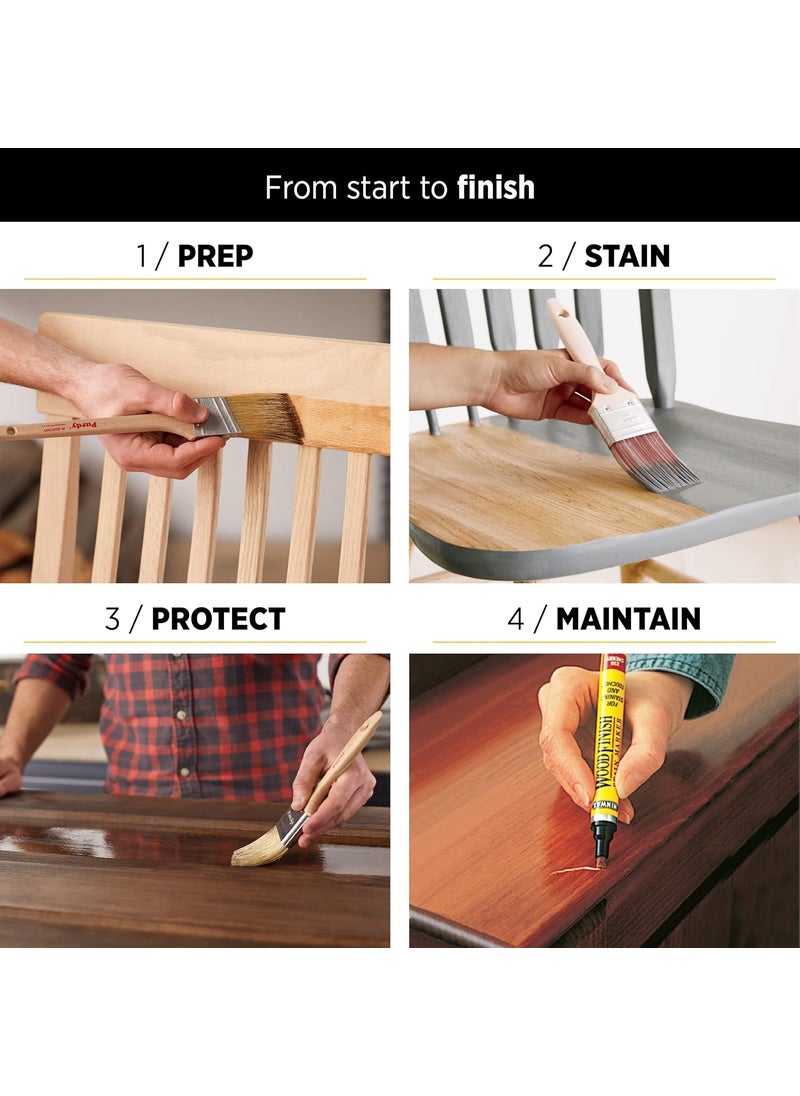 Minwax qt Minwax 60910 Clear WipeOn Poly OilBased Polyurethane Finish Warm Satin  - Image 2