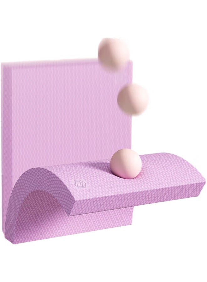 JD.com Jingzao Balance Pad Yoga Mat 40*33Cm Fitness Plank Support Core Yoga Training Ab Wheel Kneeling Pad Purple - Image 2