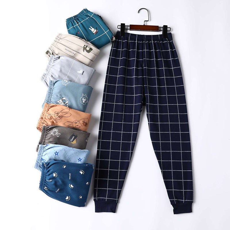 Plus-Size Children'S Base Layer Cotton Thermal Pants Single Pants For Boys And Girls, Large Cotton Thermal Pants Single Piece - Image 2