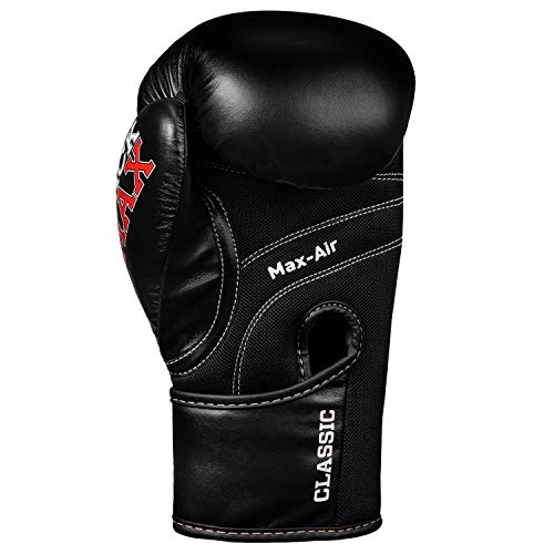 Title Boxing Title Classic Black Max Boxing Gloves, Black, 12 oz - Image 2