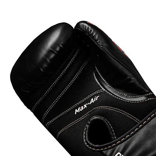 Title Boxing Title Classic Black Max Boxing Gloves, Black, 12 oz - Image 3