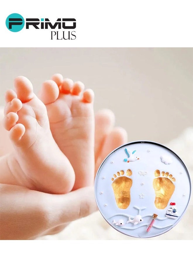PRIMO PLUS High-Quality Mud Cartoon Design Newborn Footprint Showpiece for Kids Up to 3 Years  - Image 2