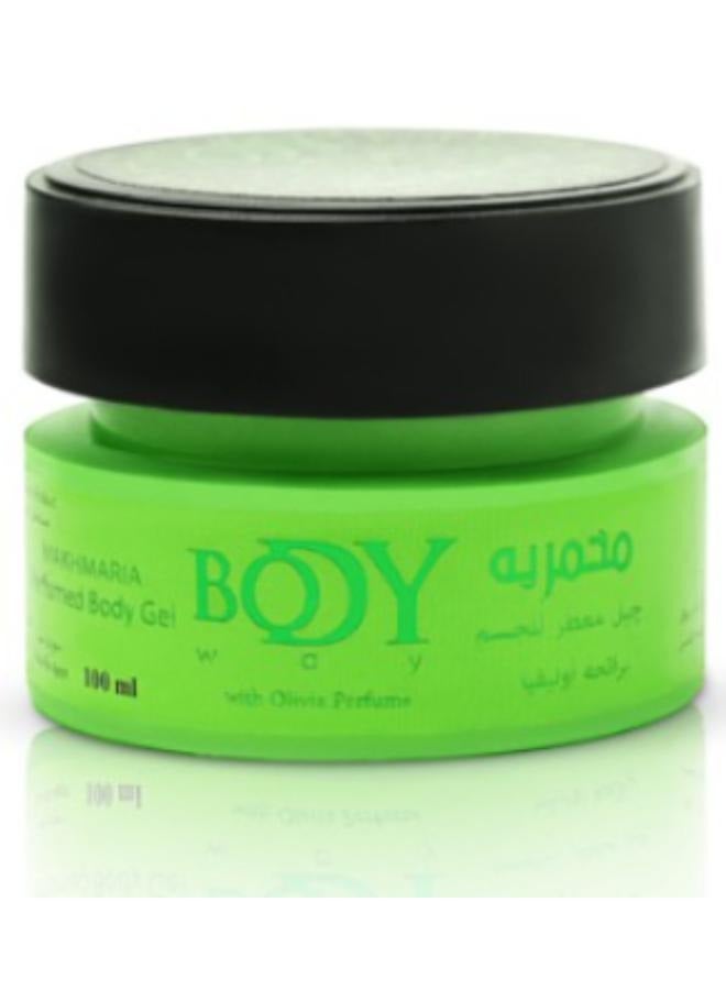 First Cosmetics Body Way Makhmaria Perfuming Body Gel With Olivia Perfume100Ml - Image 1
