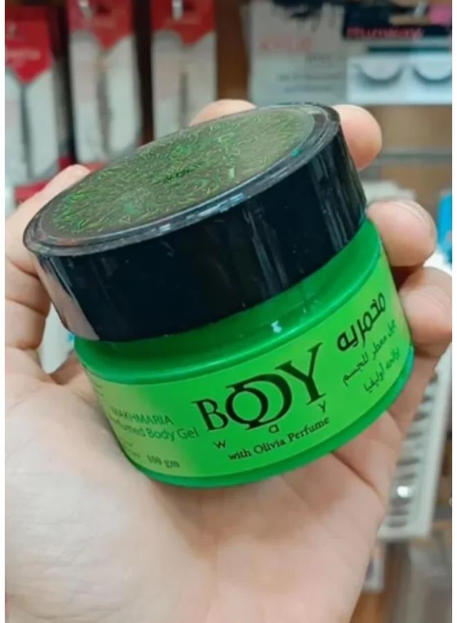 First Cosmetics Body Way Makhmaria Perfuming Body Gel With Olivia Perfume100Ml - Image 2
