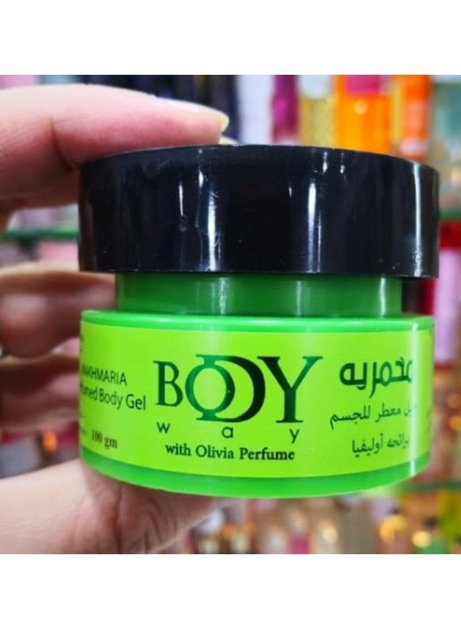 First Cosmetics Body Way Makhmaria Perfuming Body Gel With Olivia Perfume100Ml - Image 3