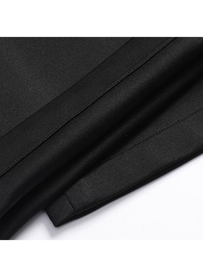 Tucano Men's Casual Pants Four Seasons Business Versatile Suit Pants Fashion Slim Elastic Long Pants Men's Black 36 - Image 4