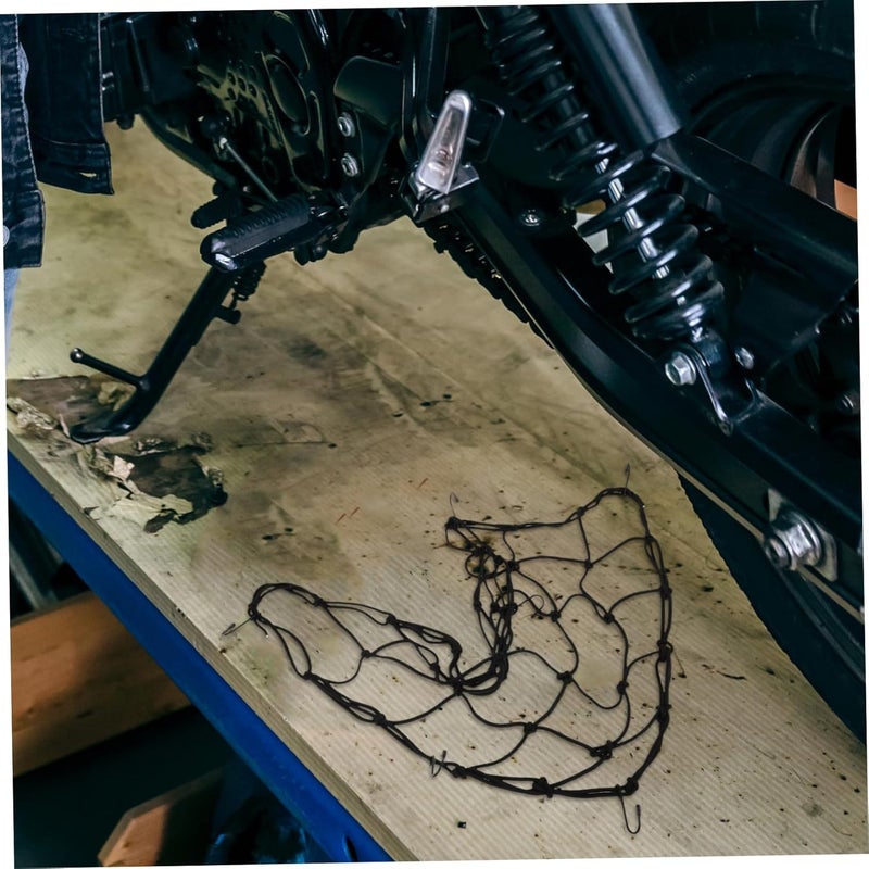 1pc Heavy-Duty Cargo Net Latex Luggage Stretch Net for and Motorcycles Strong Elasticity Securely Holds Helmets and Gear - Image 5