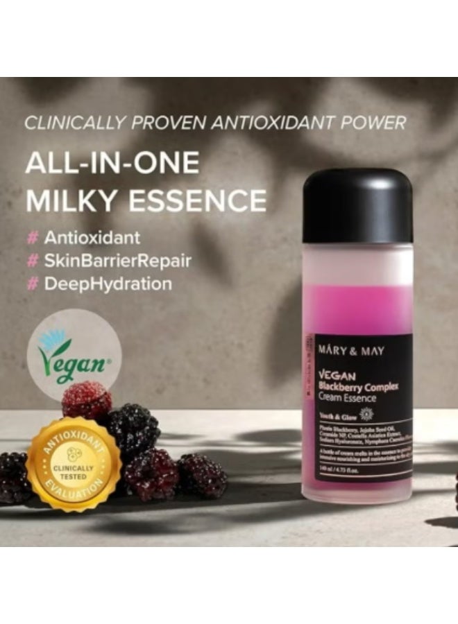 MARY & MAY MARY&MAY VEGAN BLACKBERRY COMPLEX CREAM ESSENCE 140ML - Image 2