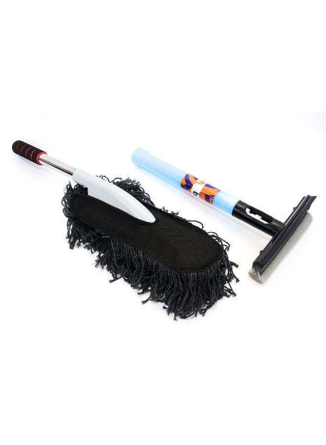 Superdrive offer,  Metal Car Cleaning Brush+multipurpose spray & wipe swab cleaner - Image 1
