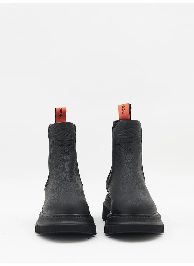 HARLEY DAVIDSON Mourir Women's Black Leather Boots