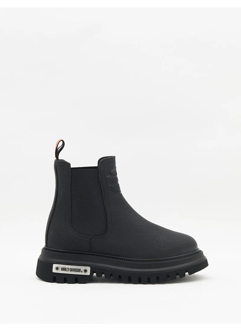 HARLEY DAVIDSON Mourir Women's Black Leather Boots