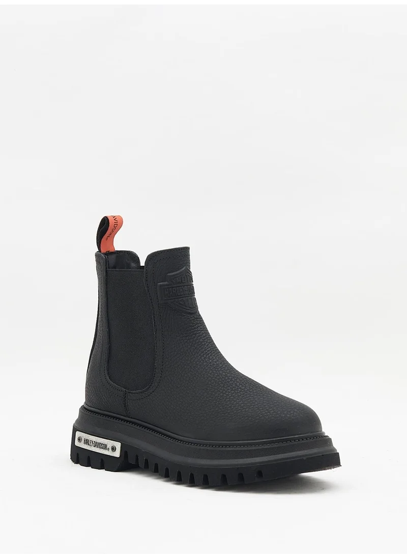 HARLEY DAVIDSON Mourir Women's Black Leather Boots