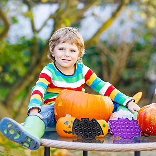 Jofan 4 Pack Halloween Fidget Sensory Pop Toys Packs for Kids Girls Boys Halloween Party Favors Halloween Treat Bags Gifts Stress Relief - Image 3